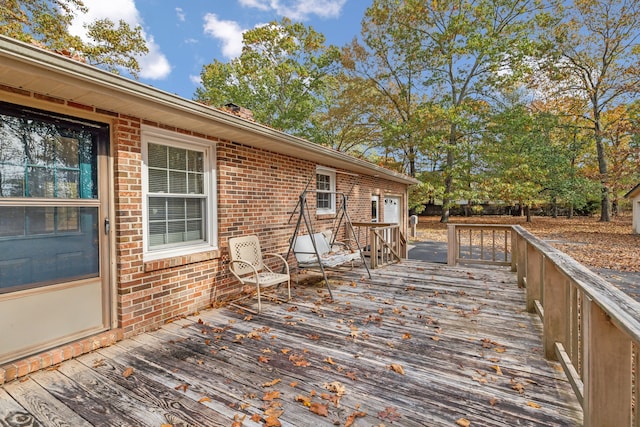 view of deck