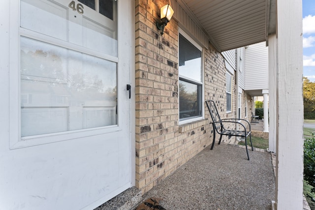 view of patio / terrace featuring a porch