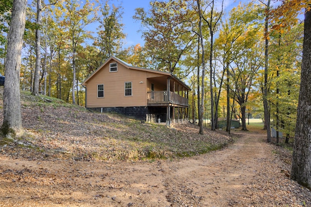 view of property exterior