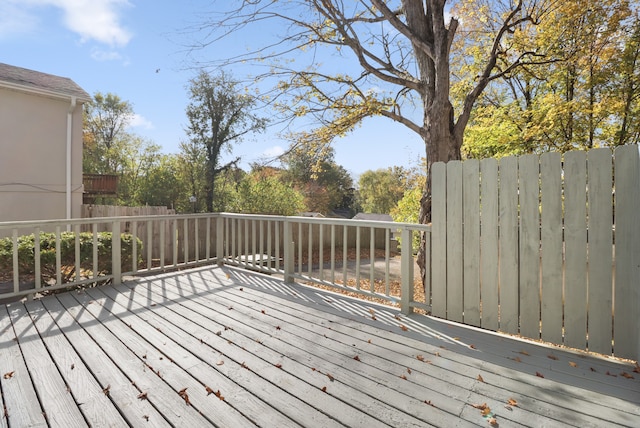 view of deck