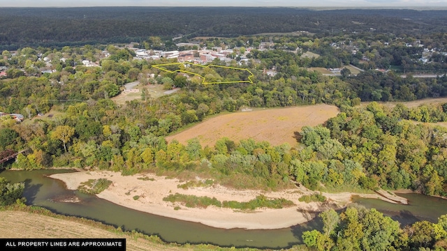 105 Webb St, Centerville, TN 37033 - bird's eye view featuring a water view