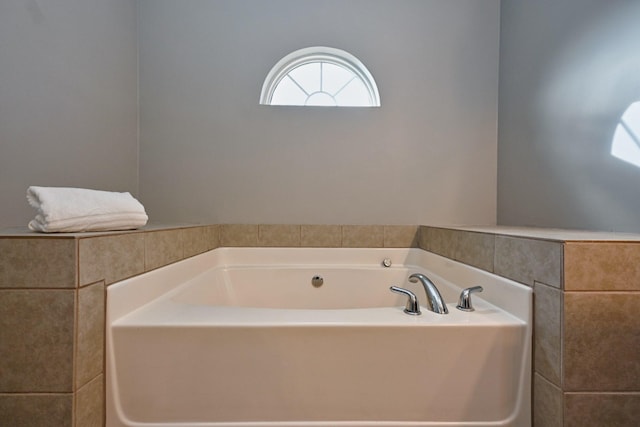 bathroom with a bathtub