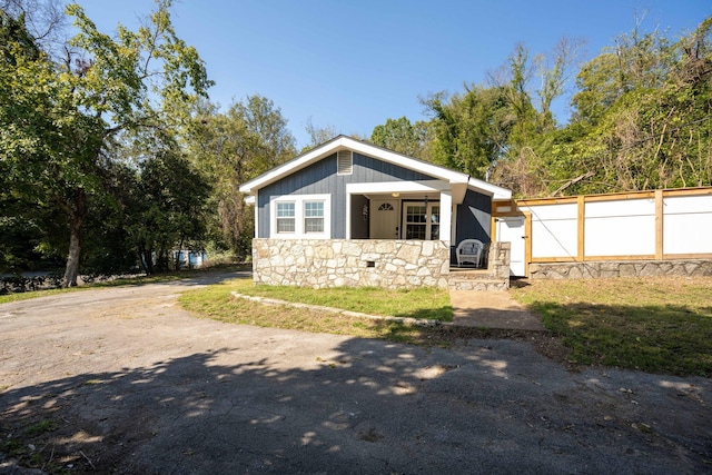 view of front of home