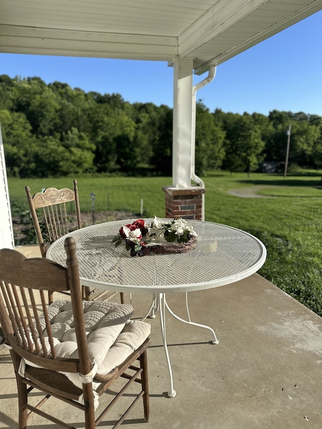 view of patio