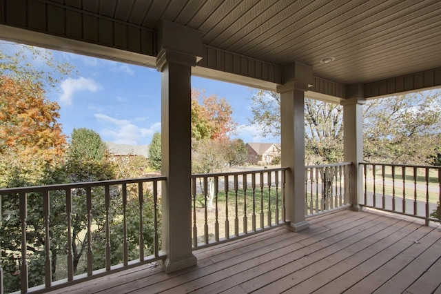 view of deck