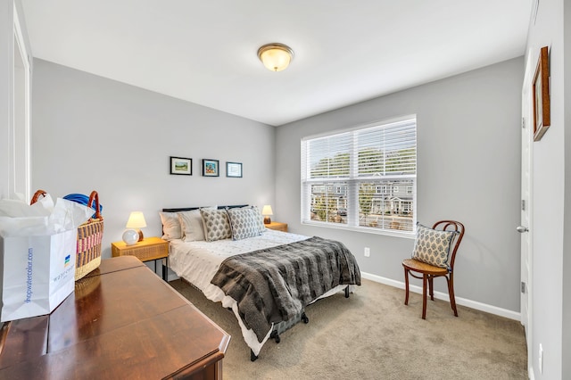 bedroom with carpet flooring