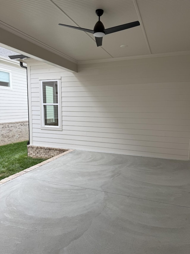 8006 Southvale Blvd, Franklin, TN 37064 - view of patio featuring ceiling fan