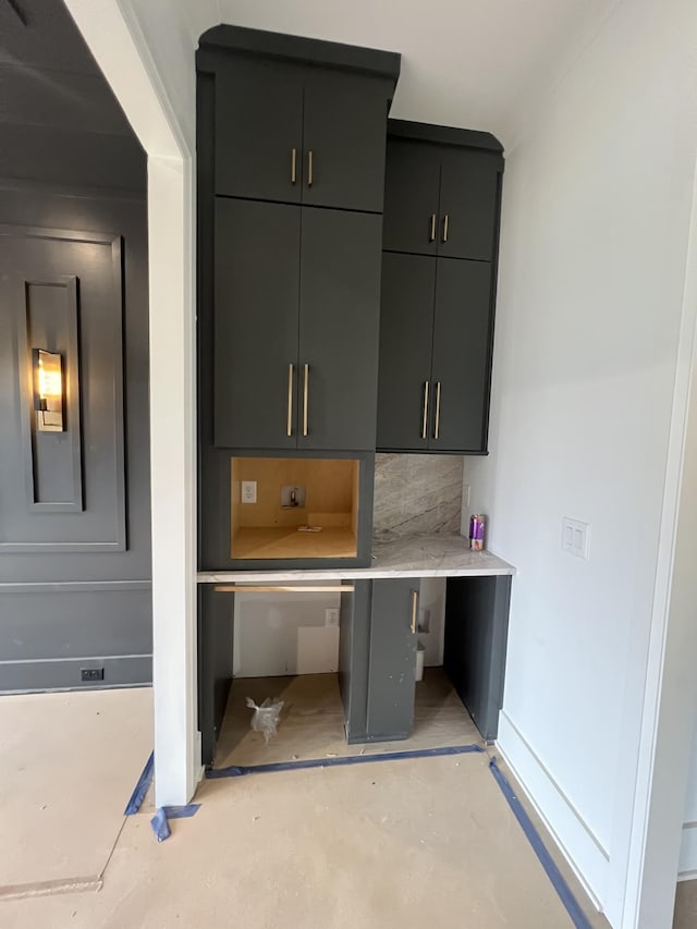 kitchen featuring backsplash