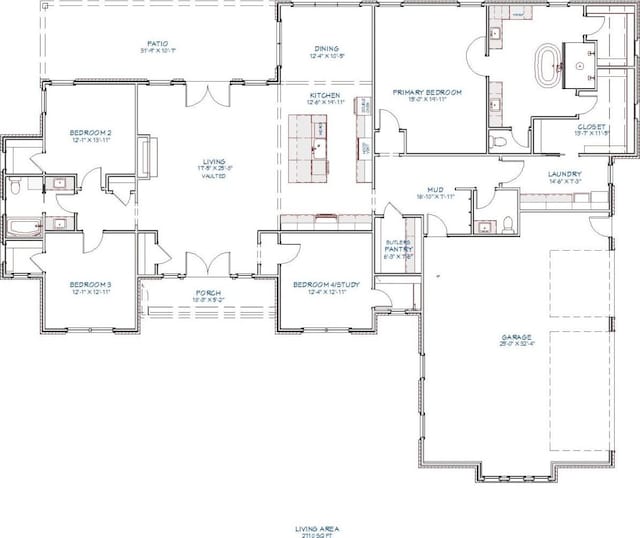 17 Solitude Way, Clarksville, TN 37043 - property floor plan