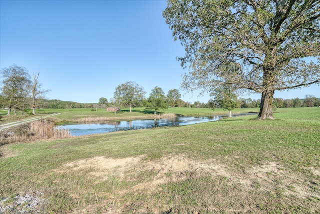 view of water feature