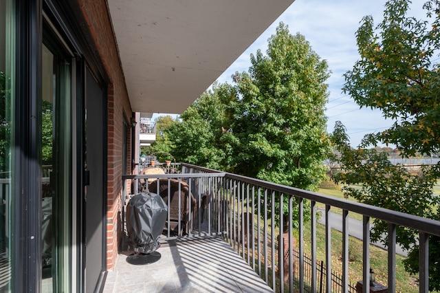 balcony with grilling area