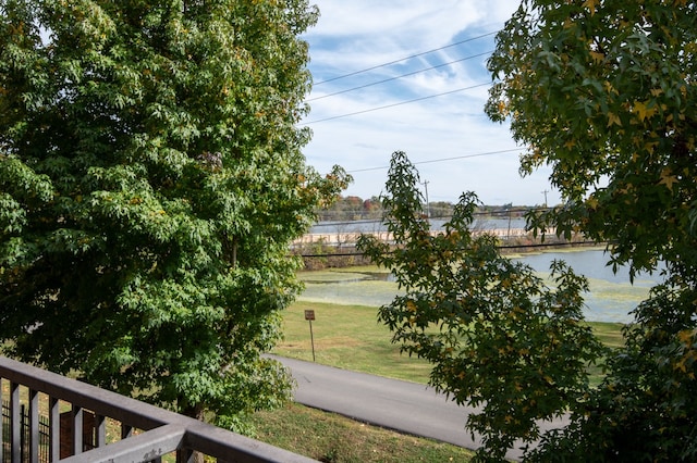 view of water feature