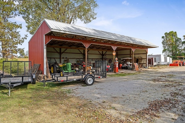 view of outbuilding