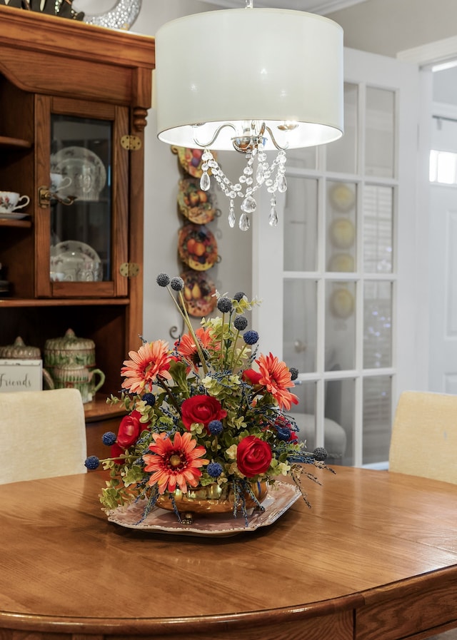 view of dining space