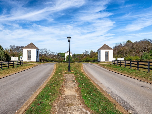 view of road