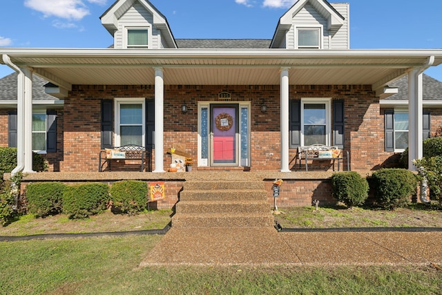 view of front of house featuring a porch