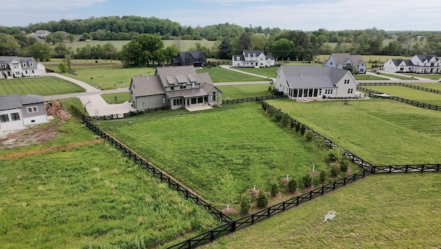 5124 Bond Mill Rd, Thompsons Station, TN 37179 - aerial perspective of suburban area featuring a tree filled landscape