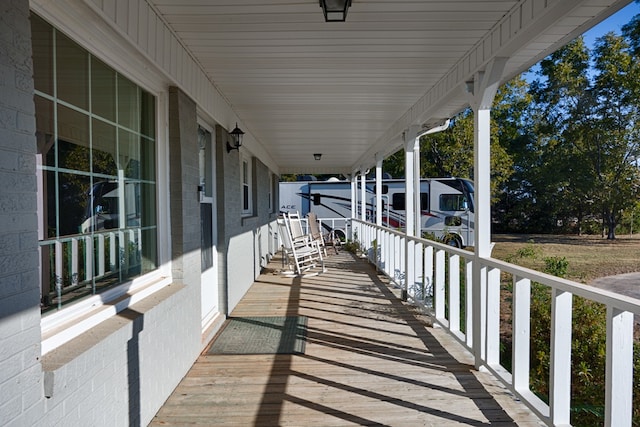 view of patio / terrace featuring covered porch