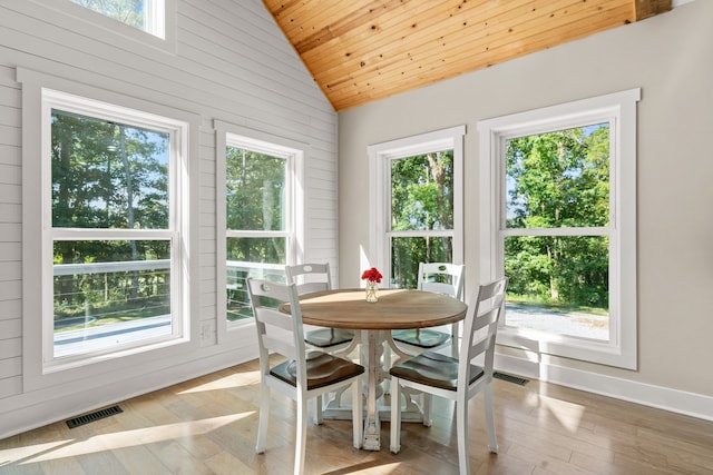 sunroom featuring a wealth of natural light