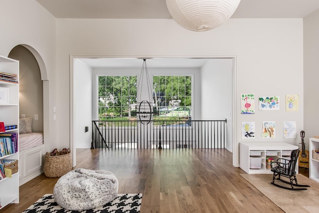 interior space featuring hardwood / wood-style flooring