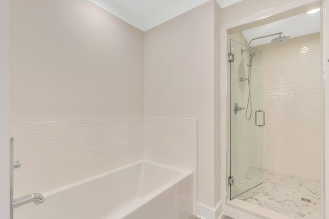 1297 Thomas Ave, Chattanooga, TN 37409 - full bath with a stall shower and a bath