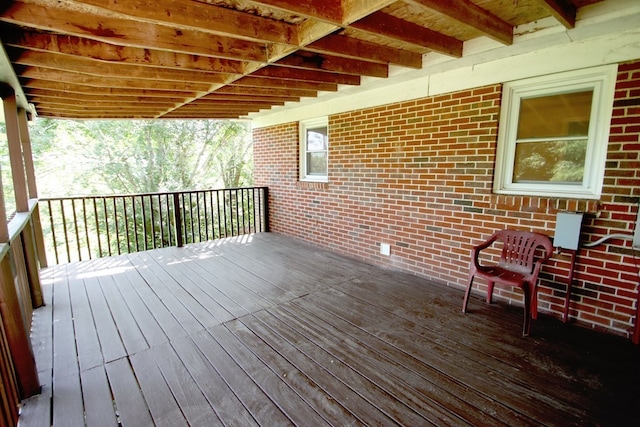 view of deck