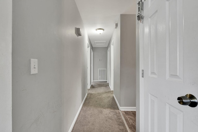 corridor with carpet