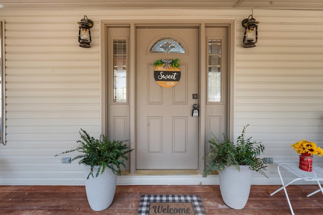 187 Th Hooper Ln, Mc Ewen, TN 37101 - doorway to property with covered porch