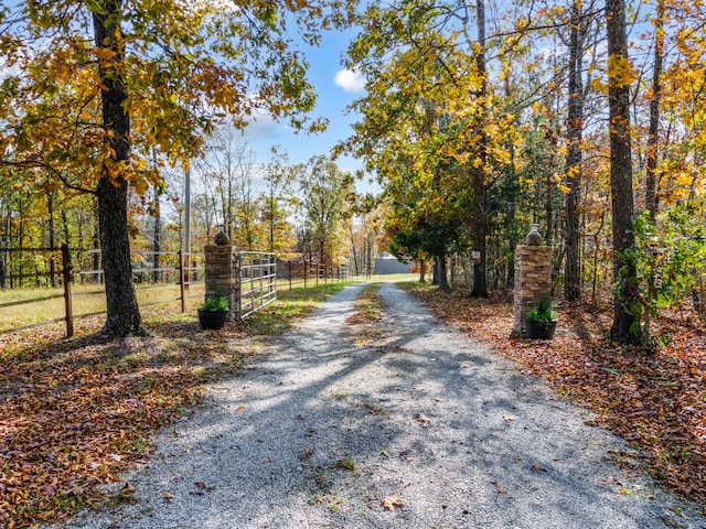 view of road