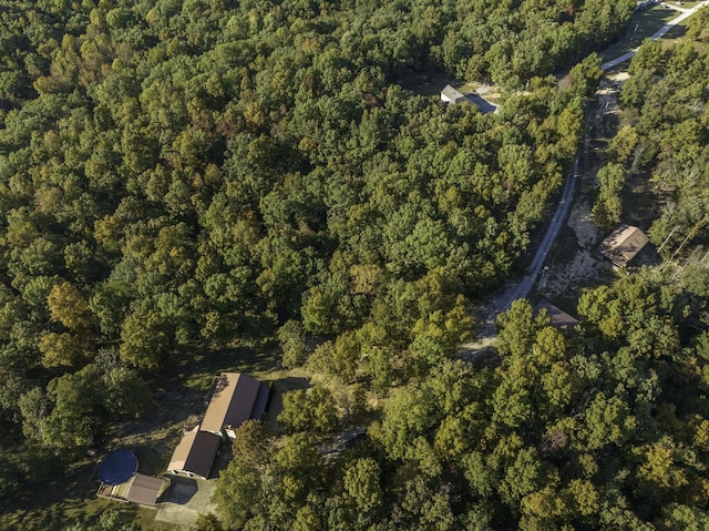 187 Th Hooper Ln, Mc Ewen, TN 37101 - aerial view of property and surrounding area featuring a forest