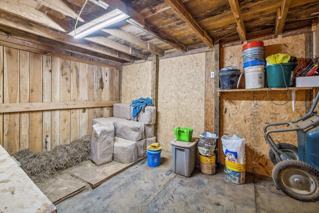 view of storage room