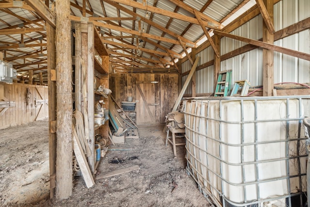 view of horse barn