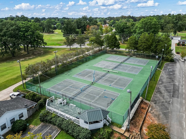 view of tennis court