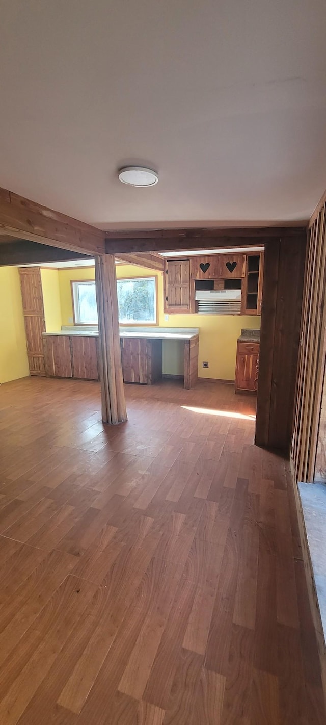 180 Mount View Estates Ln, Holladay, TN 38341 - unfurnished living room featuring wood finished floors