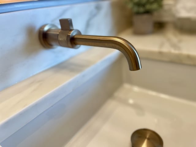 interior details with sink