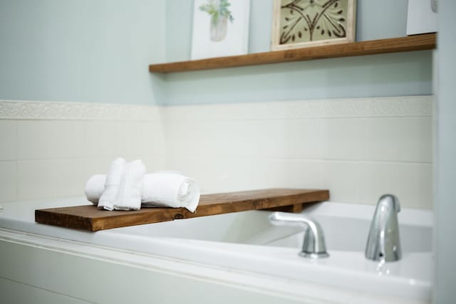 interior details with sink