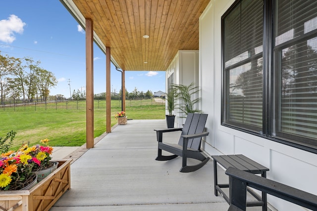 view of patio