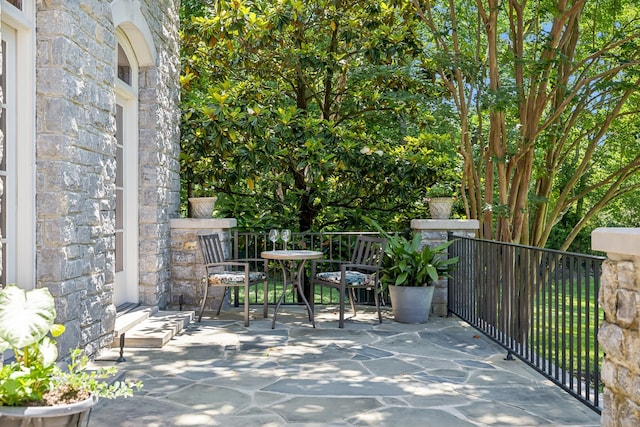 view of patio