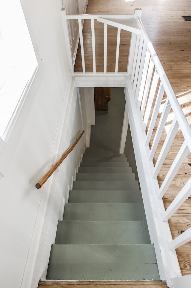 view of stairs