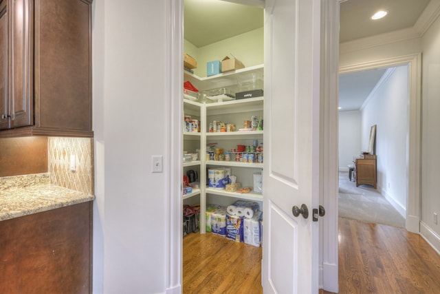 view of pantry