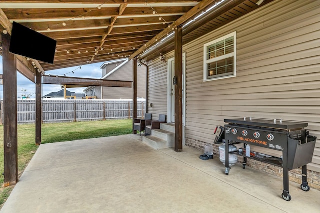 view of patio