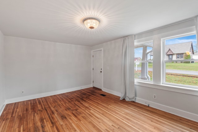 interior space featuring light hardwood / wood-style flooring