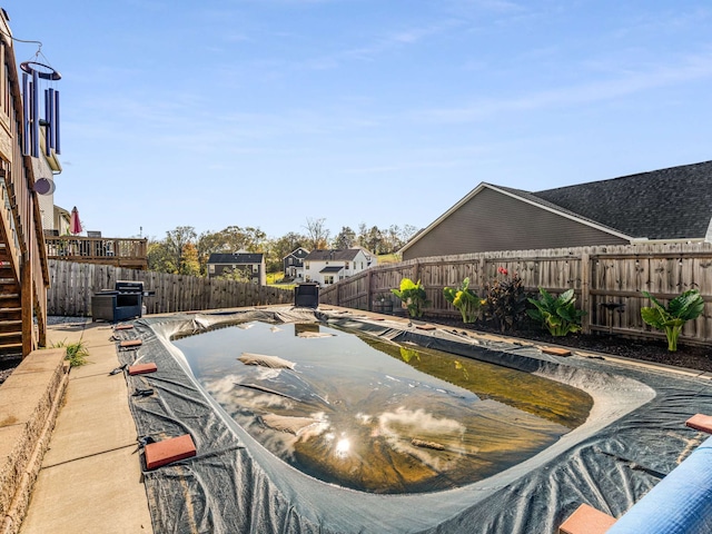 view of pool