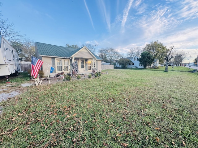525 Dawson Ln, Lebanon, TN 37087 - view of front of house with a metal roof and a porch
