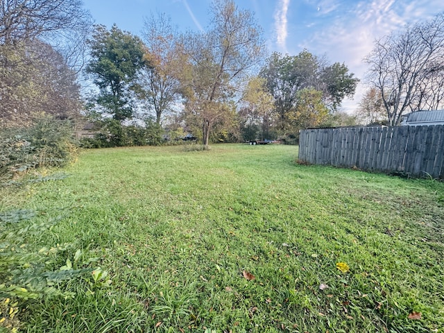 view of yard