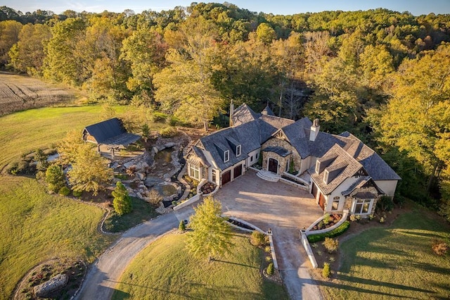 1050 Pine Creek Falls Rd, Smithville, TN 37166 - aerial overview of property's location featuring a heavily wooded area