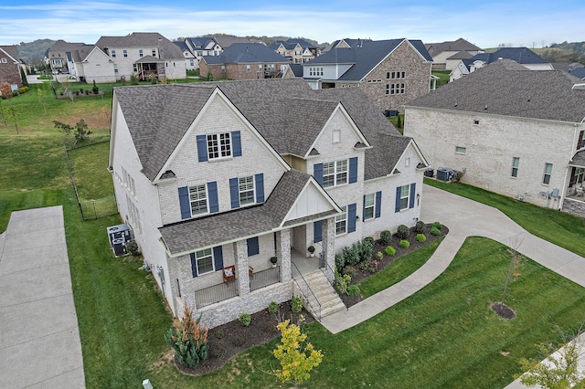 exterior space with a front yard