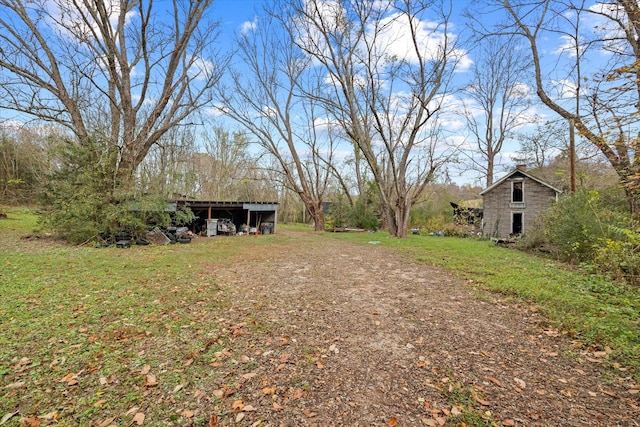 view of yard