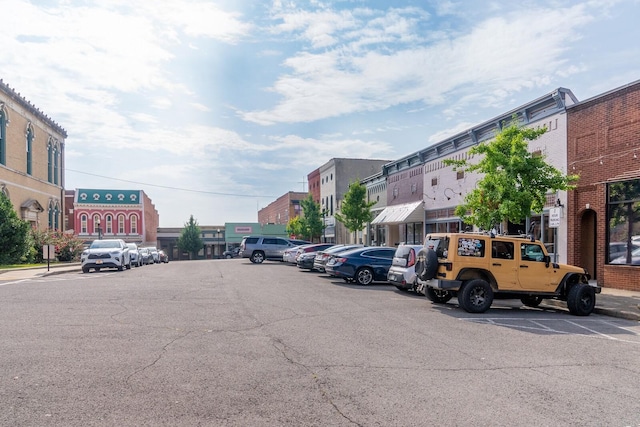 view of uncovered parking lot