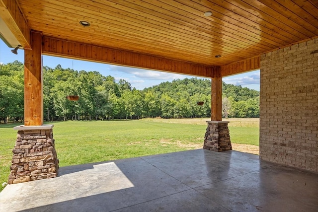 view of patio